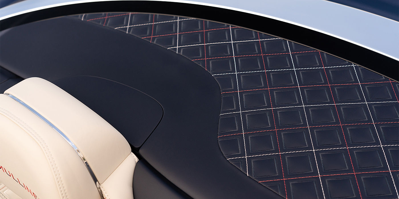 Bentley Cairo Bentley Continental GTC Mulliner convertible seat and cross stitched tonneau cover